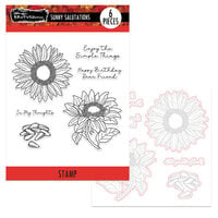 Brutus Monroe - Die and Clear Photopolymer Stamp Set - Sunny Salutations