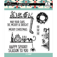 Brutus Monroe - Merry Making Collection - Clear Photopolymer Stamps - Mantel Pieces One