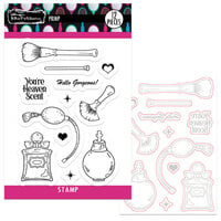 Brutus Monroe - Pampered Pets Collection - Die and Clear Photopolymer Stamp Set - Primp