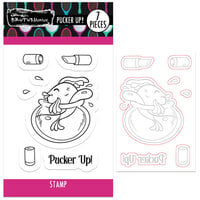 Brutus Monroe - Pampered Pets Collection - Die and Clear Photopolymer Stamp Set - Pucker Up!