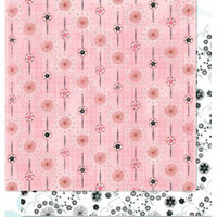Bo Bunny Press - Alissa Collection - 12 x 12 Double Sided Paper - Alissa Kissable, CLEARANCE