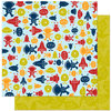 Bo Bunny - Blast Off Collection - 12 x 12 Double Sided Paper - Aliens