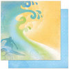 Bo Bunny Press - Barefoot and Bliss Collection - 12 x 12 Double Sided Paper - Surf