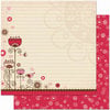 Bo Bunny Press - Crazy Love Collection - Valentine - 12 x 12 Double Sided Paper - Crazy Love