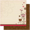 Bo Bunny Press - Crazy Love Collection - Valentine - 12 x 12 Double Sided Paper - Crazy Love Happy Together