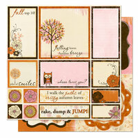 Bo Bunny Press - Delilah Collection - 12 x 12 Double Sided Paper - Delilah Cut Outs