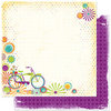 Bo Bunny Press - Sun Kissed Collection - 12 x 12 Double Sided Paper - Sun Kissed Afternoon