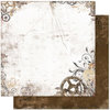 Bo Bunny - Timepiece Collection - 12 x 12 Double Sided Paper - Gears