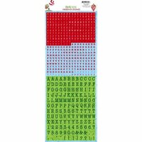 Bo Bunny - Mistletoe Collection - Christmas - Cardstock Stickers - Elf Type