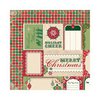 Bo Bunny Press - Rejoice Collection - Christmas - 12 x 12 Double Sided Paper - Cut Outs