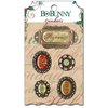 Bo Bunny - Rejoice Collection - Christmas - Metal Embellishments - Trinkets