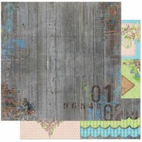 BoBunny - Prairie Chic Collection - 12 x 12 Double Sided Paper - Corral