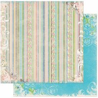 BoBunny - Prairie Chic Collection - 12 x 12 Double Sided Paper - Laundry