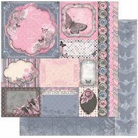BoBunny - Isabella Collection - 12 x 12 Double Sided Paper - Style