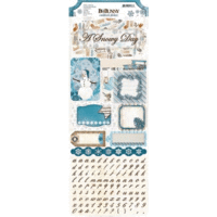 BoBunny - Woodland Winter Collection - Cardstock Stickers