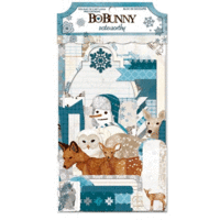 Bo Bunny - Woodland Winter Collection - Noteworthy Journaling Cards