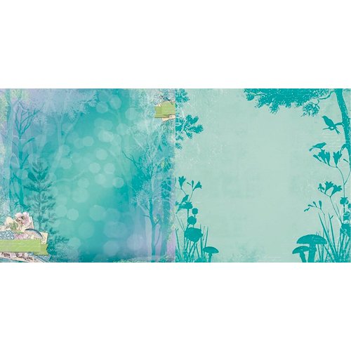 BoBunny - Enchanted Garden Collection - 12 x 12 Double Sided Paper - Enchanted Garden