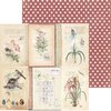 BoBunny - Garden Journal Collection - 12 x 12 Double Sided Paper - Garden Journal