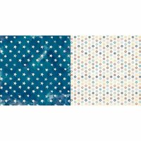 BoBunny - Boardwalk Collection - 12 x 12 Double Sided Paper - Sail Away
