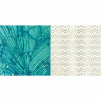 BoBunny - Boardwalk Collection - 12 x 12 Double Sided Paper - Waves