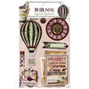 BoBunny - Beautiful Dreamer Collection - Layered Chipboard Stickers
