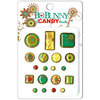 Bo Bunny Press - Flower Child Collection - I Candy Brads - Flower Child, CLEARANCE
