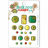 Bo Bunny Press - Flower Child Collection - I Candy Brads - Flower Child, CLEARANCE