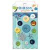 Bo Bunny Press - Barefoot and Bliss Collection - Buttons