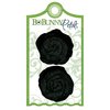 Bo Bunny Press - Learning Curve Collection - Petals - Charcoal Knit
