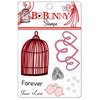 Bo Bunny Press - Crush Collection - Valentine - Clear Acrylic Stamps - Crush