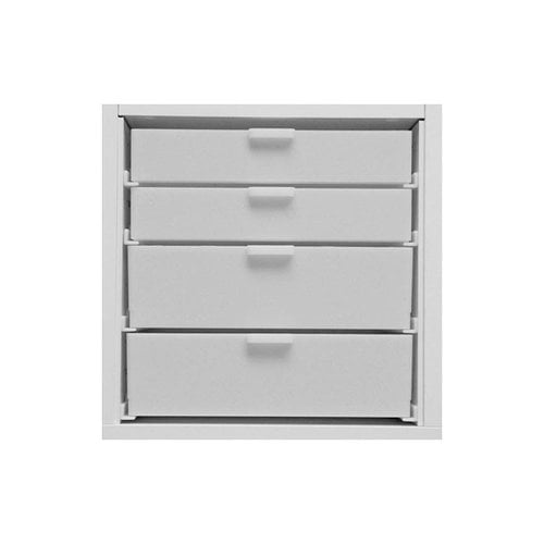 Best Craft Organizer K3 Two 3 inch and Two 2 inch Storage Drawers for The IKEA KALLAX Unit