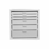 Best Craft Organizer - K4 - One 3 Inch, Two 2 Inch and Three 1 Inch Storage Drawers for Ikea Kallax(Expedit) Unit
