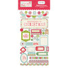 Carta Bella Paper - Merry and Bright Collection - Christmas - Chipboard Stickers