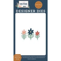 Carta Bella Paper - At Home Collection - Designer Dies - Gathered Flower Trio