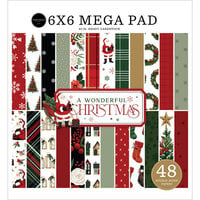 Carta Bella Paper - A Wonderful Christmas Collection - 6 x 6 Mega Paper Pad