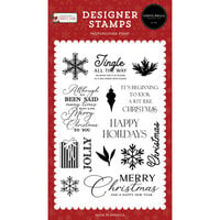 Carta Bella Paper - A Wonderful Christmas Collection - Clear Photopolymer Stamps - A Lot Like Christmas