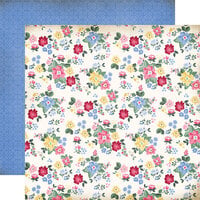 Carta Bella Paper - Bloom Collection - 12 x 12 Double Sided Paper - Floral Days