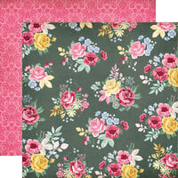 Carta Bella Paper - Bloom Collection - 12 x 12 Double Sided Paper - Bloom Together Floral