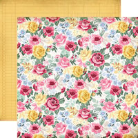 Carta Bella Paper - Bloom Collection - 12 x 12 Double Sided Paper - Vintage Floral
