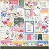 Carta Bella Paper - Bloom Collection - 12 x 12 Cardstock Stickers - Elements
