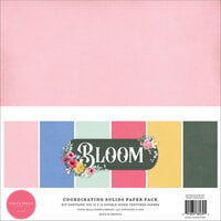 Carta Bella Paper - Bloom Collection - 12 x 12 Paper Kit - Solids