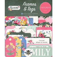 Carta Bella Paper - Bloom Collection - Ephemera - Frames And Tags