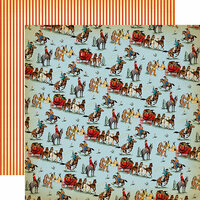 Carta Bella Paper - Cowboy Country Collection - 12 x 12 Double Sided Paper - Wild West