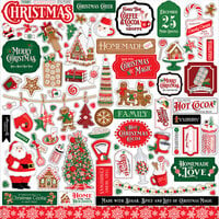 Carta Bella Paper - Christmas Cheer Collection - 12 x 12 Cardstock Stickers - Elements