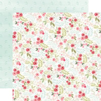 Carta Bella Paper - Flora No. 3 Collection - 12 x 12 Double Sided Paper - Subtle Small Floral