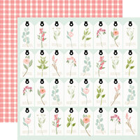 Carta Bella Paper - Farmhouse Market Collection - 12 x 12 Double Sided Paper - Tags