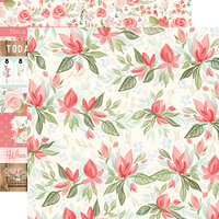 Carta Bella Paper - Farmhouse Market Collection - 12 x 12 Double Sided Paper - Timeless Floral