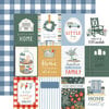 Carta Bella Paper - Farmhouse Summer Collection - 12 x 12 Double Sided Paper - 3 x 4 Journaling Cards