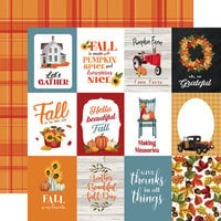 Carta Bella Paper - Fall Fun Collection - 12 x 12 Double Sided Paper - 3 x 4 Journaling Cards