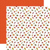 Carta Bella Paper - Fall Fun Collection - 12 x 12 Double Sided Paper - Freshly Fallen